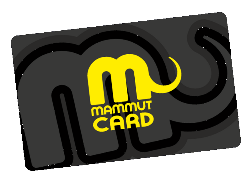 Mammut Card nera scontornata